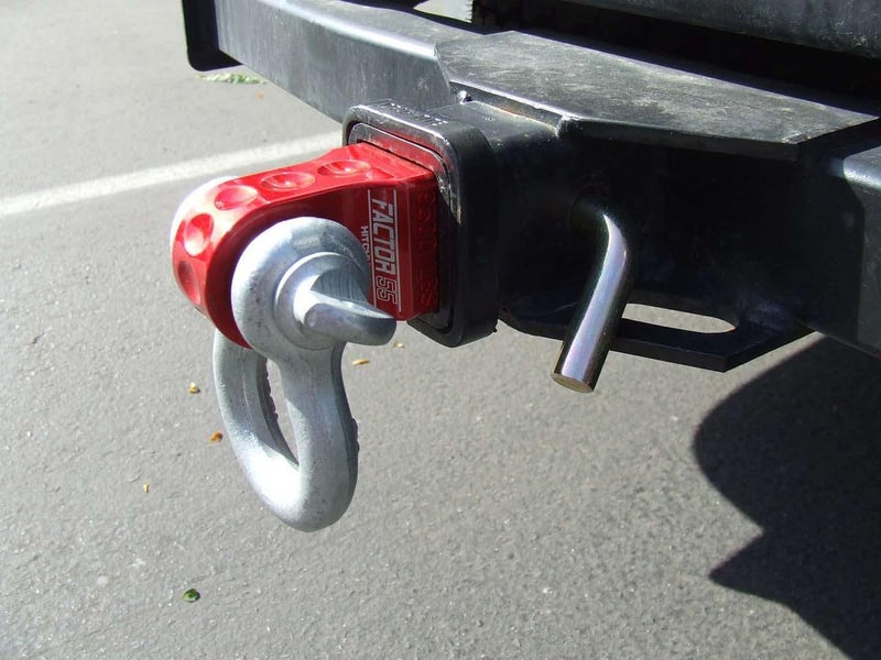 Factor 55 00020-05 Hitchlink 2.0 Rated at 9500 lb Ultimate Failure at 51,000 lb Convert Your Vehicles Hitch Receiver into a Recovery Point. Ideal for 4x4 Off Road Adventures â€“ Silver - Image 2